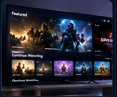 Streaming media platform concept